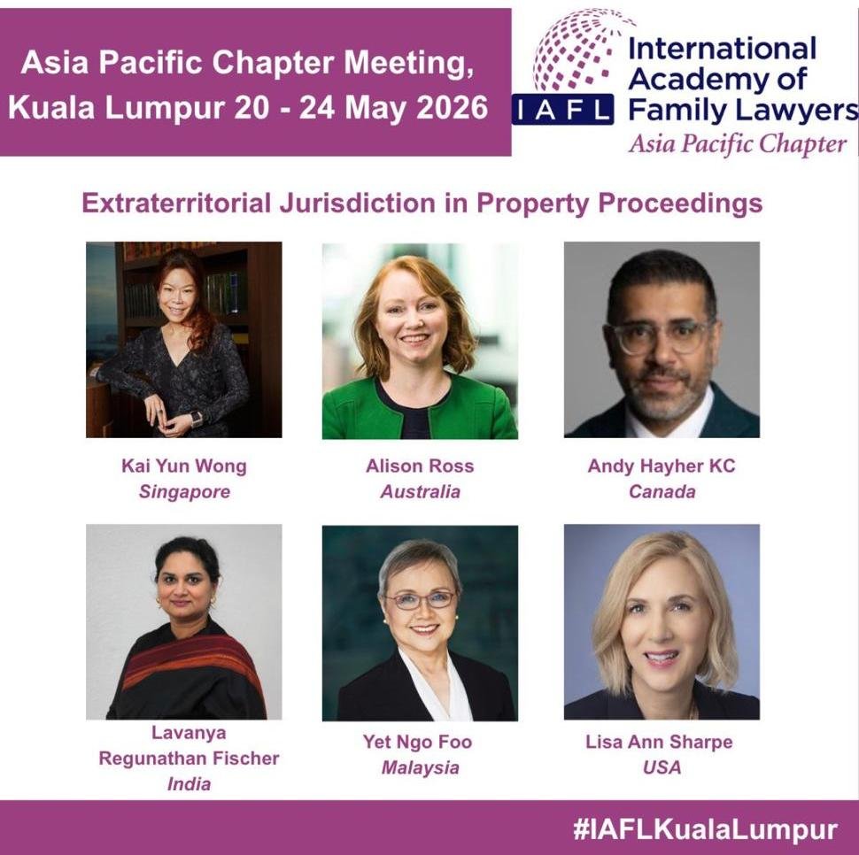 Panel Discussion on Extraterritorial Jurisdiction in Property Proceedings | IAFL Kuala Lumpur 2026